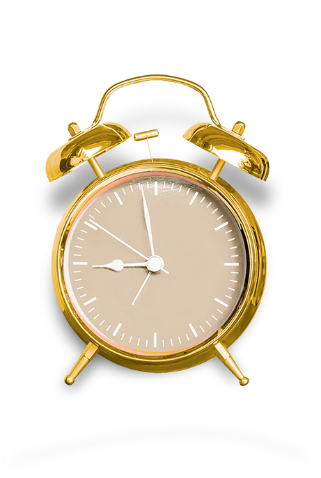 Gold Alarm Clock